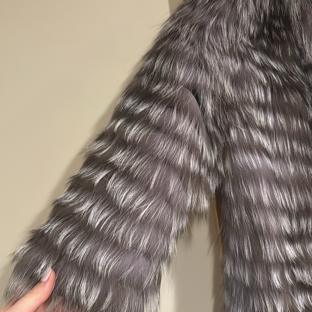 Genuine Rabbit fur coat - Picture 3 of 5